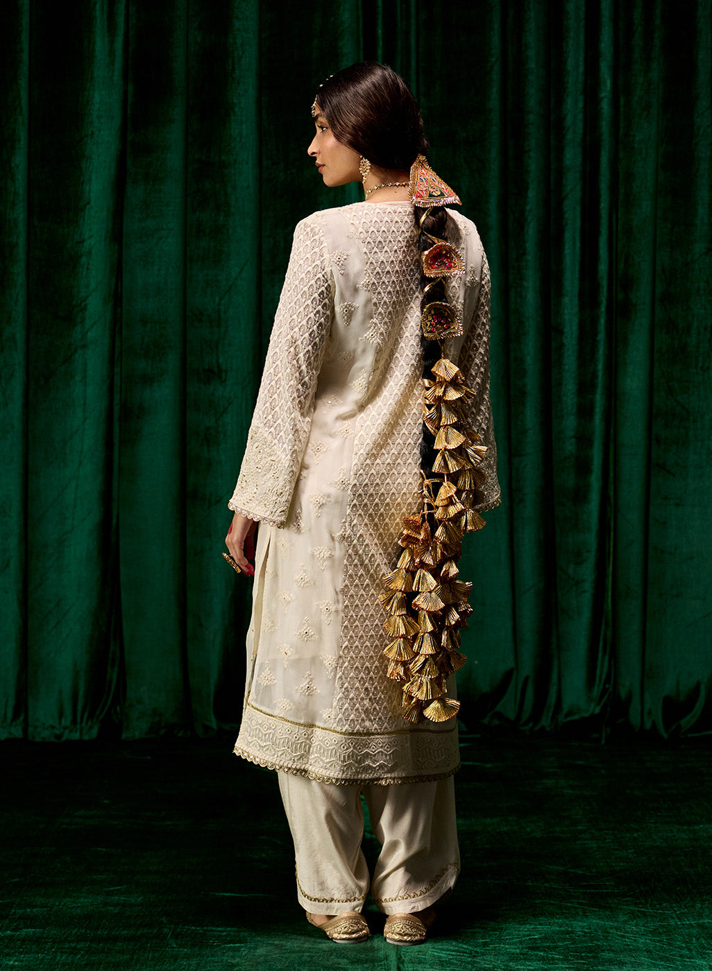 Eshal Spa Embroidered Straight Suit Set with Dupatta