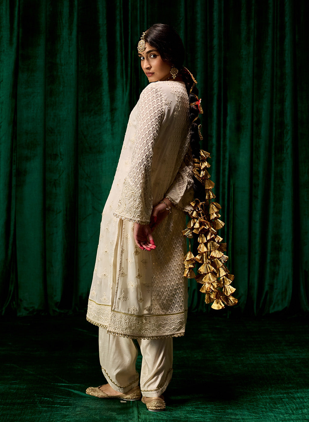 Eshal Spa Embroidered Straight Suit Set with Dupatta